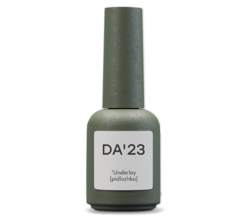 База для нігтів DA_23 Rubber base Underlay, підложка прозора, 8 мл