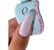 Else Filter base nail polish №05 Lily, milky pink, 12 ml