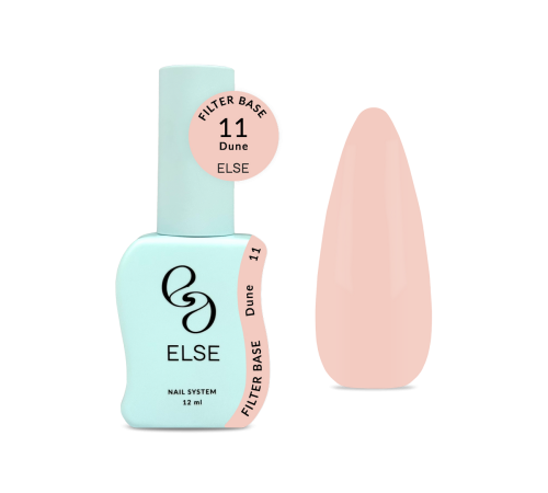 Else Filter base nail polish No. 11 Dune, nude, 12 ml