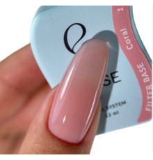 Else Filter base nail base №13 Coral, warm brown, 12 ml