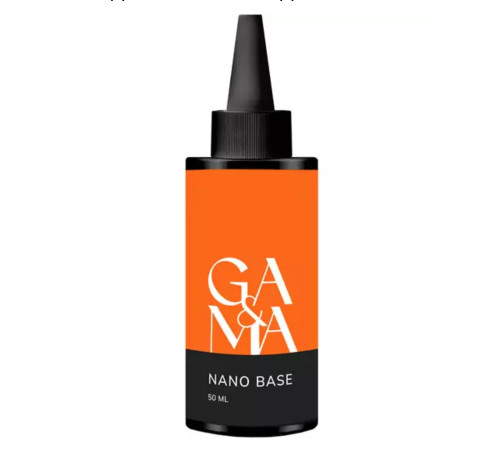 База для нігтів GaMa Nano base, адгезивна, 50 мл