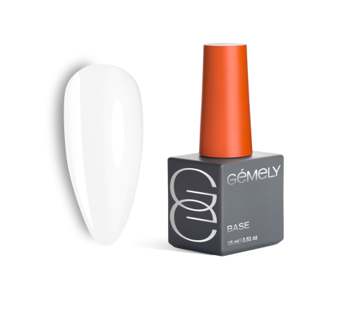 База для нігтів Gemely Neo Cover base Clear №001, прозора, 15 мл
