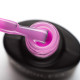 База для нігтів Komilfo Color Base Candy Pink, рожево-фіолетова напівпрозора, 8 мл