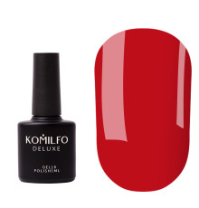 База для ногтей Komilfo Color Base Confident Red, классический красный, 8 ml