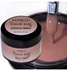 База для ногтей Komilfo Color Base French 001, 30 мл банка