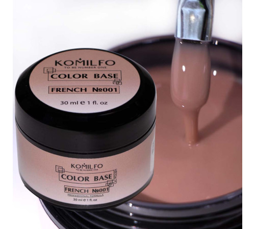 База для нігтів Komilfo Color Base French 001, 30 мл банка