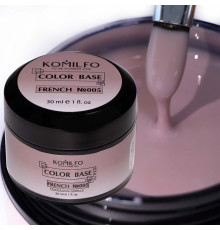 База для ногтей Komilfo Color Base French 005, 30 мл банка