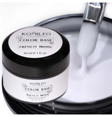 База для ногтей Komilfo Color Base French 006, 30 мл банка