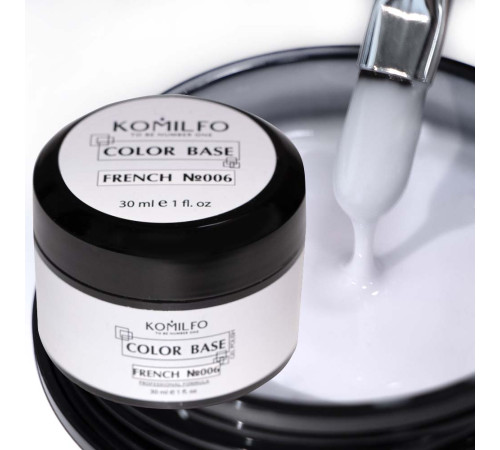 База для нігтів Komilfo Color Base French 006, 30 мл банка