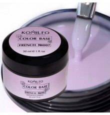 База для ногтей Komilfo Color Base French 007, 30 мл банка