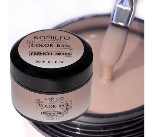 База для нігтів Komilfo Color Base French 009, 30 мл банка