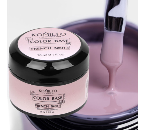 База для нігтів Komilfo Color Base French 014, 30 мл банка