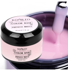 База для нігтів Komilfo Color Base French 015, 30 мл банка