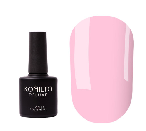 База для нігтів Komilfo Color Base Love Smile, рожева, 8 мл