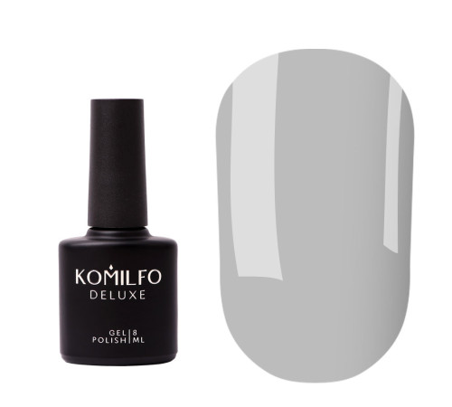 База для нігтів Komilfo Color Base Volcanic Ash, сіра, 8 ml