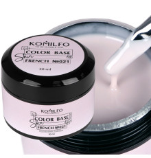 База для нігтів Komilfo Color French Base SKIN 021, 30 мл банка