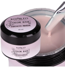 База для нігтів Komilfo Color French Base SKIN 024, 30 мл банка