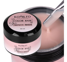 Nail base Komilfo Color French Base SKIN 025, 30 ml jar