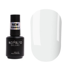 База для ногтей Komilfo Milky White Intense, белая, 15 мл