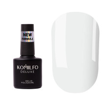 База для нігтів Komilfo Milky White Intense, біла, 8 мл