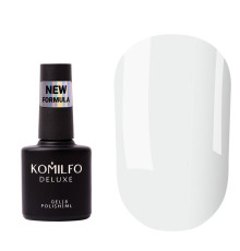 База для ногтей Komilfo Milky White Intense, белая, 8 мл
