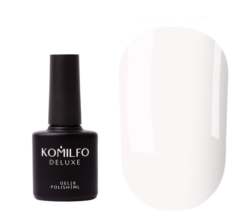 База для нігтів Komilfo Milky White, молочно-біла, 8 мл