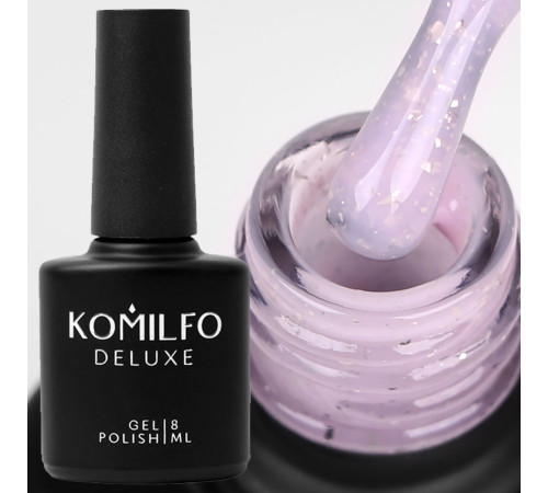 Base for nails Komilfo Potal Base P003, lavender with potal, 8 ml