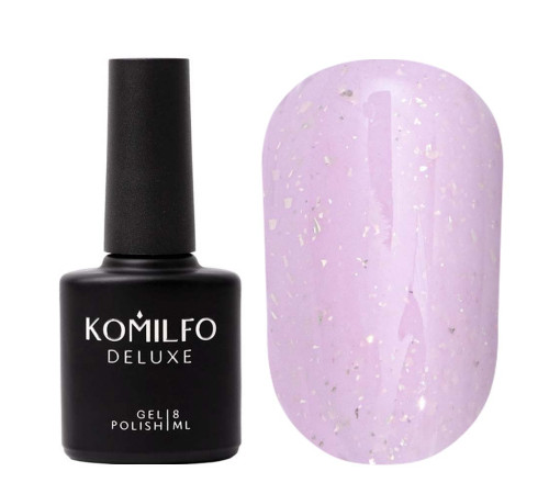 Base for nails Komilfo Potal Base P003, lavender with potal, 8 ml