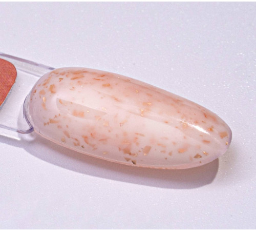 Base for nails Komilfo Potal Base P004, peach with potal, 8 ml