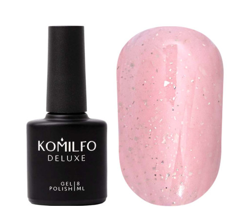 Base for nails Komilfo Potal Base P005, pink with potal, 8 ml