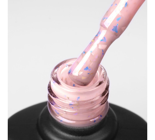 Base for nails Komilfo Potal Base P023, milky pink with potal, 8 ml