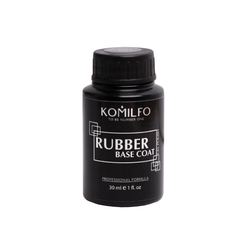 База для нігтів Komilfo Rubber Base Coat каучукова бочонок, 30 мл