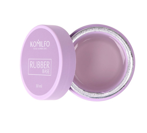 Base for nails Komilfo Rubber Base Coat rubber, jar, 30 ml