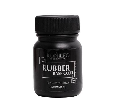 База для ногтей Komilfo Rubber Base Coat каучуковая, бочонок, 50 мл