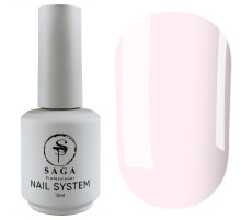 Saga Elastic Nail Base Coat No. 02, milky pink, 15 ml