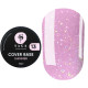 Saga Shimmer base nail base No. 13, pink with shimmer, 15 ml
