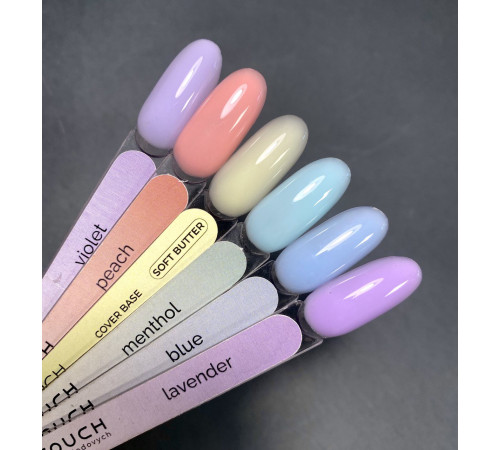 База для нігтів Touch Cover base Soft Butter,вершково-лимонна,13 мл