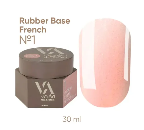 База для нігтів Valeri Rubber Base French №001, 30 мл