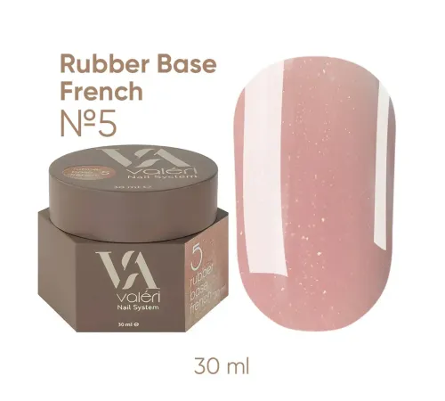 База для нігтів Valeri Rubber Base French №005, 30 мл