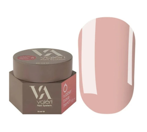 База для нігтів Valeri Rubber Base French №006, 30 мл