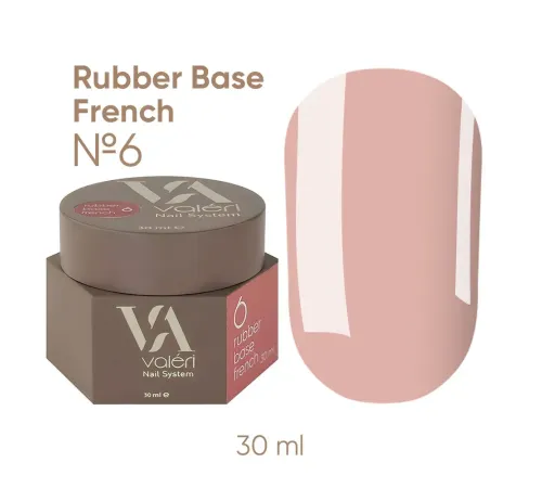 База для нігтів Valeri Rubber Base French №006, 30 мл