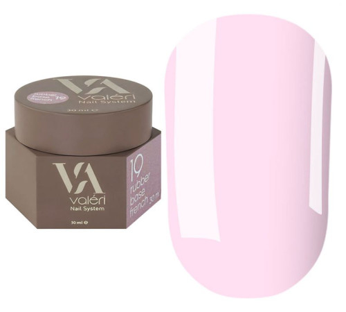 База для нігтів Valeri Rubber Base French №019, 30 мл