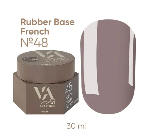 База для нігтів Valeri Rubber Base French №048, 30 мл