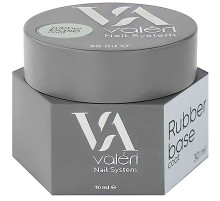 База для ногтей Valeri Rubber Base, прозрачная, 30 мл