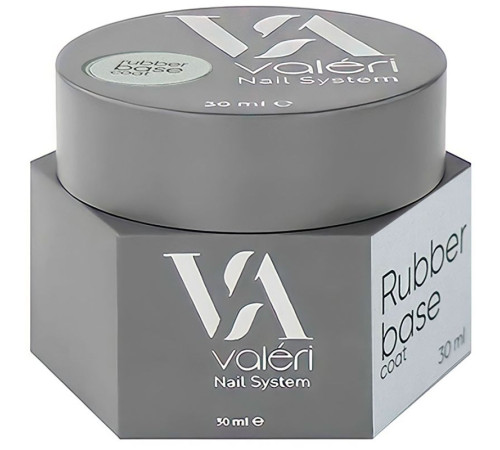 Valeri Rubber Base nail base, transparent, 30 ml