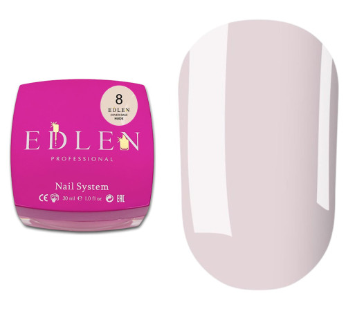 База камуфлююча Edlen Nude base №08, 30 мл