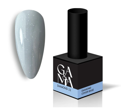 База камуфлююча GaMa Cover base Diamond №11, сіра, 15 мл