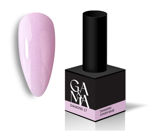 База камуфлююча GaMa Cover base Diamond №17, рожева, 15 мл