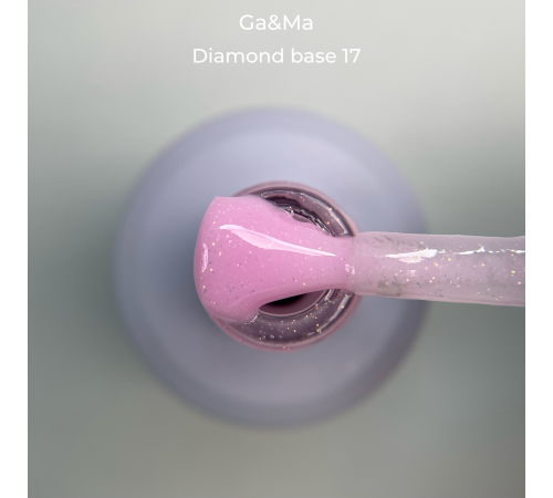 База камуфлююча GaMa Cover base Diamond №17, рожева, 15 мл