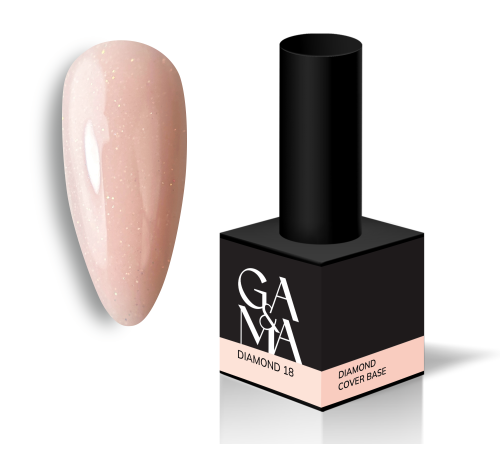 База камуфлююча GaMa Cover base Diamond №18, бежева, 15 мл